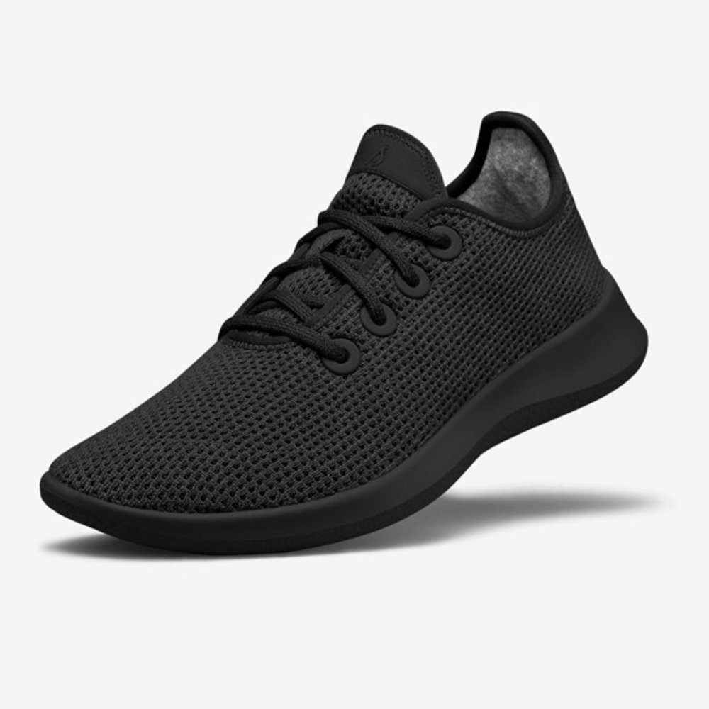 NWOT Men's Allbirds Tree Runners, Jet Black, 12